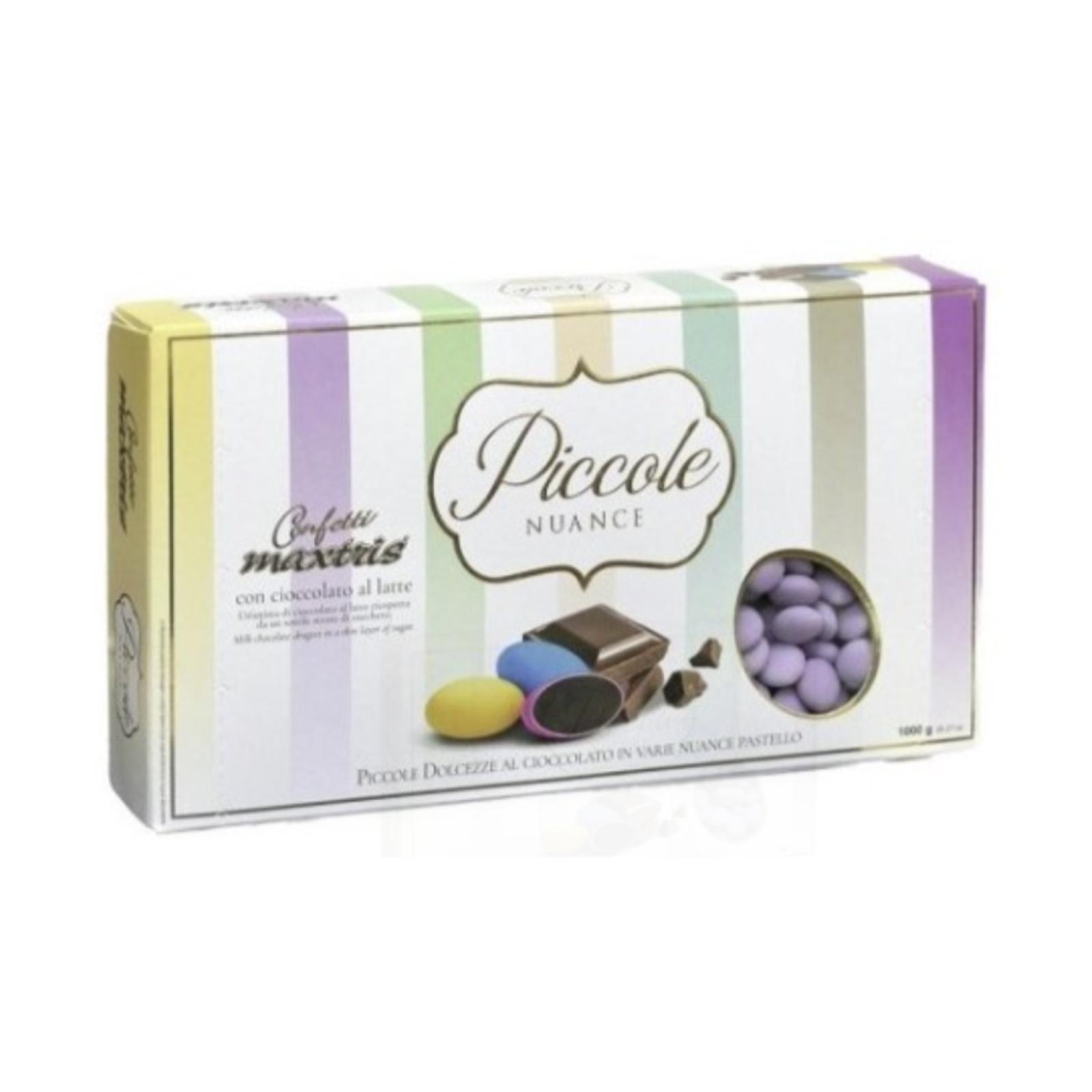 Confetti Maxtris  Piccole Nuance  Lilla enti Al Cioccolato  1 Kg