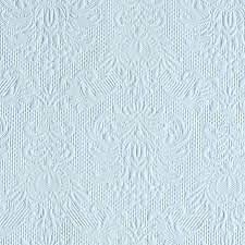 TOVAGLIOLI PICCOLI ELEGANCE RICAMATI CELESTI 15PZ