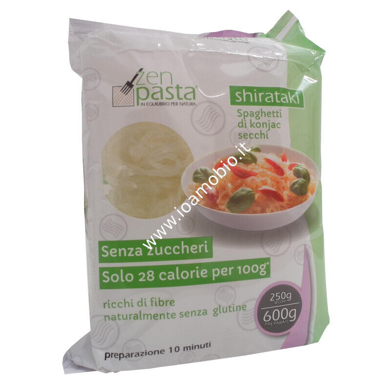 Shirataki Secchi Spaghetti di Konjac 250g - Pasta Macrobiotica