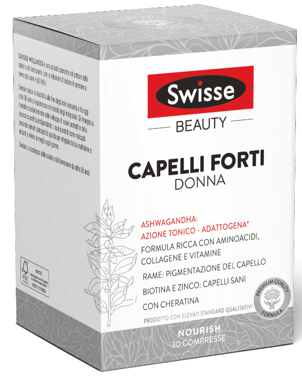 Capelli Forti Donna Swisse Beauty 30 Compresse