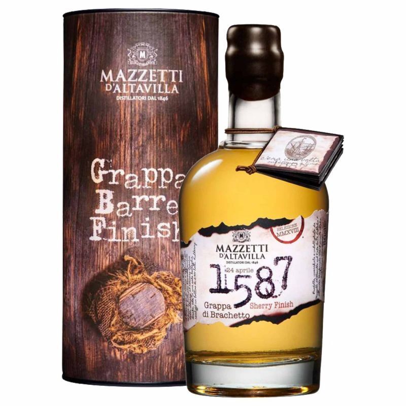 Mazzetti d'Altavilla - Grappa 1587 Grappa di Brachetto Special Cask Sherry Finis
