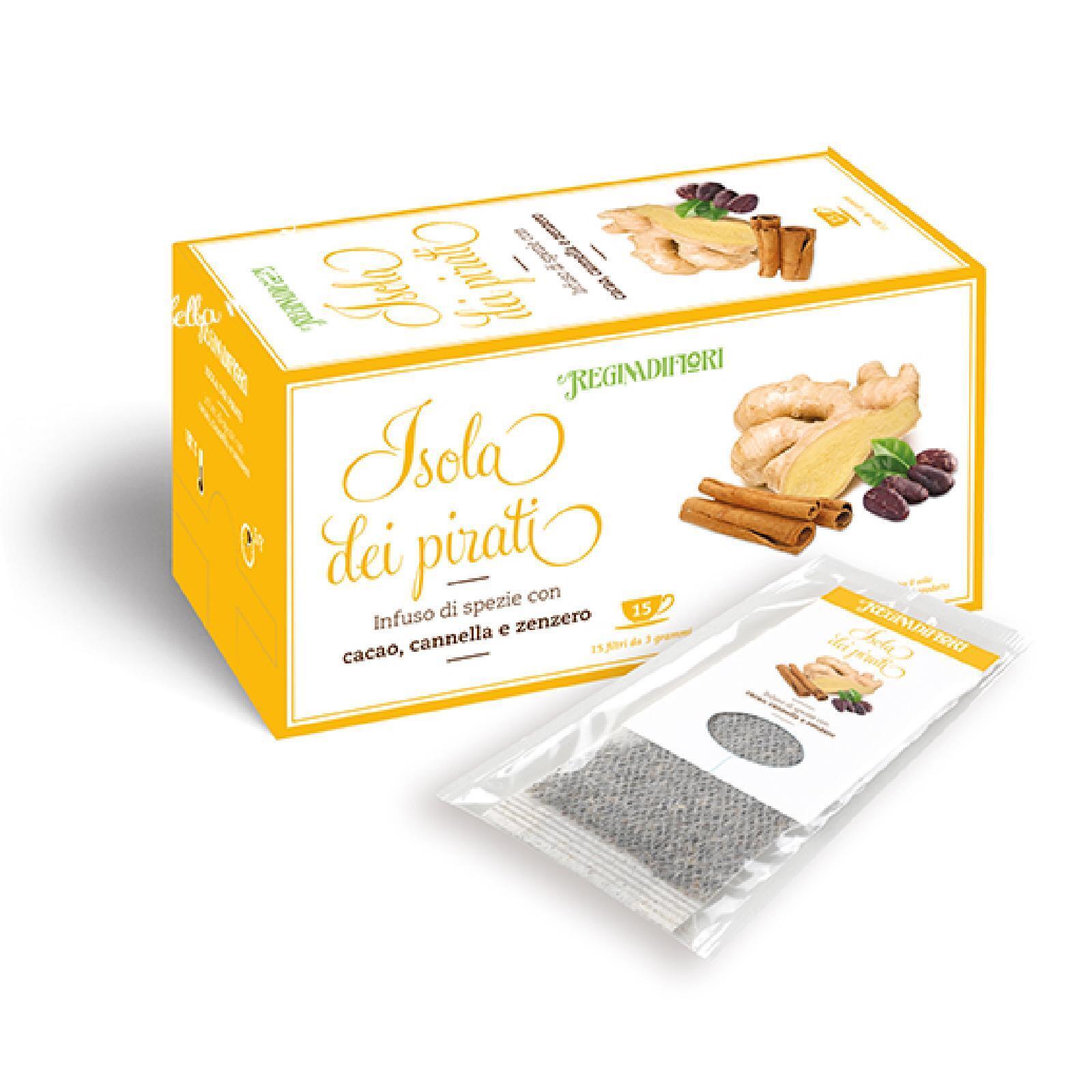 Infuso di Spezie Regina di Fiori Isola dei Pirati 15 Filtri Vegano