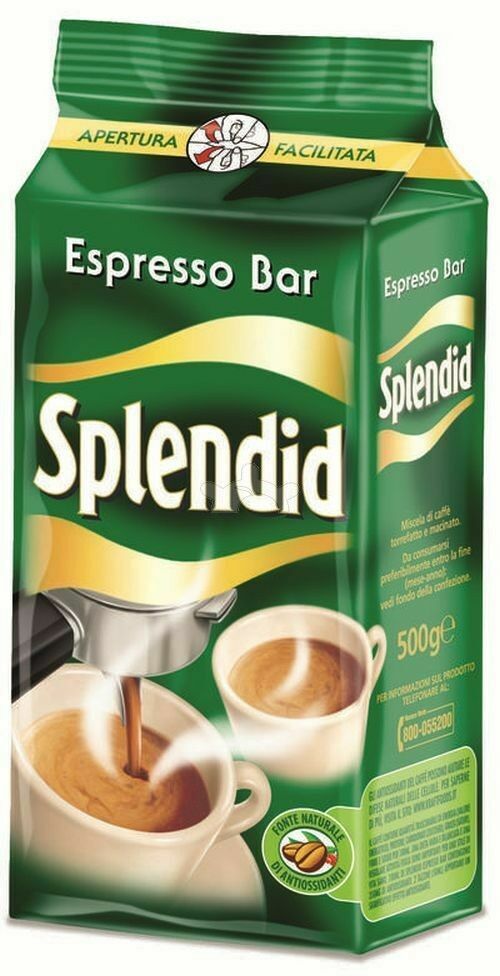 8 KG CAFFE SPLENDID ESPRESSO BAR 32 CONFEZIONI DA GR.250 = 8-KG = OFFERTA 2022