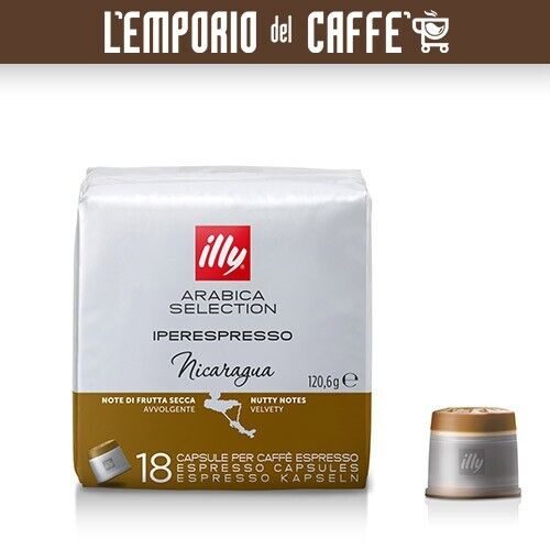 108 Capsule Cialde Caffe Illy Iperespresso Arabica Selection NICARAGUA