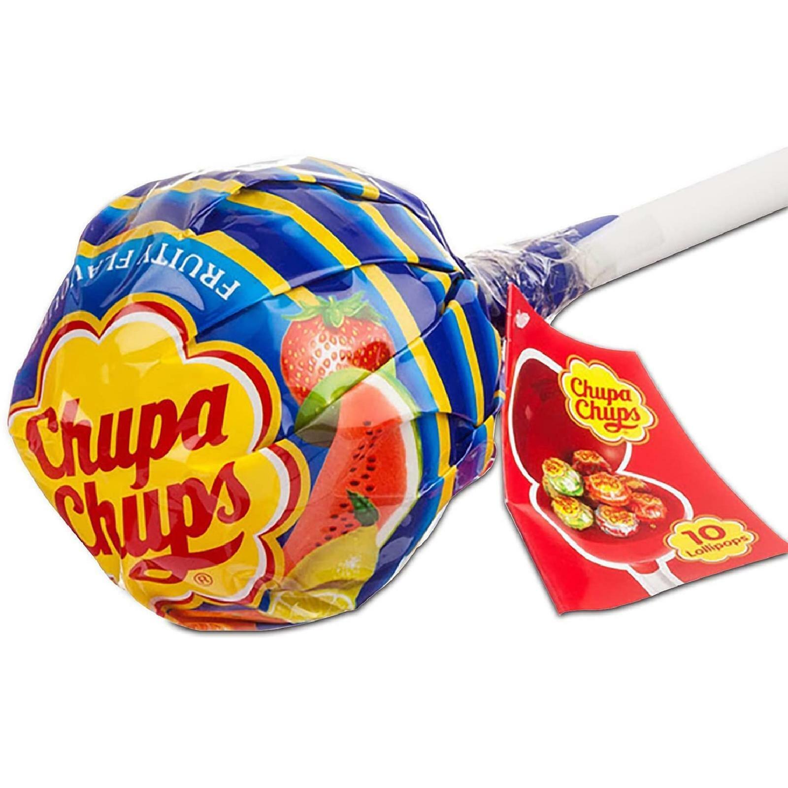 MAXI CHUPA CHUPS FRUTTA ASSORTITI MAXI CHUPA DA 10 LECCA LECCA CARAMELLE CANDY