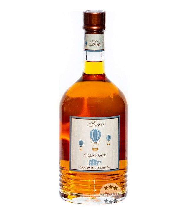 Berta - Grappa "Villa Prato" Elevata in Carati 1 lt.