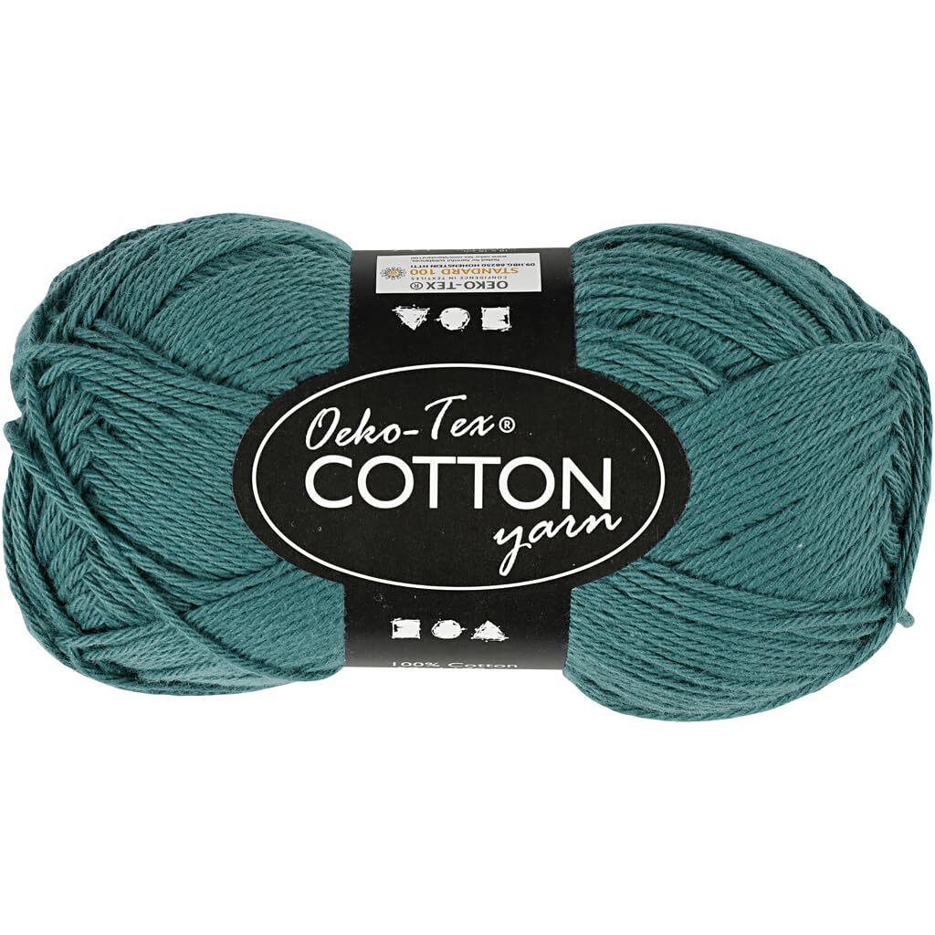 Creativ Cotton Yarn, Petrol, One Size One Size Petrol