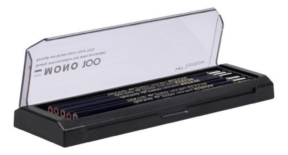 TOMBOW Bleistift-Set MONO 100, sechseckig, sortiert - NUOVO