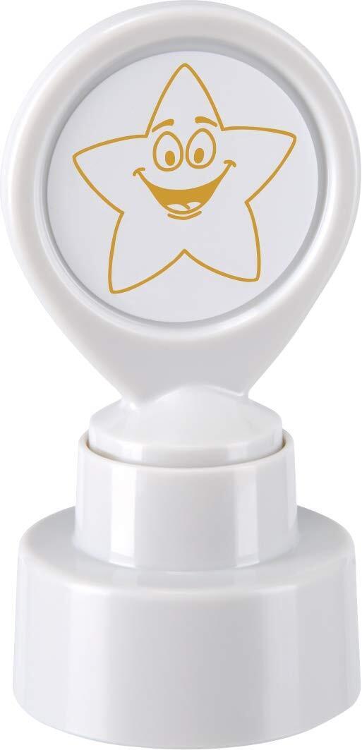 COLOP motivational stamp - Gold Star - Gold ink   147163   Teacher gold star rew
