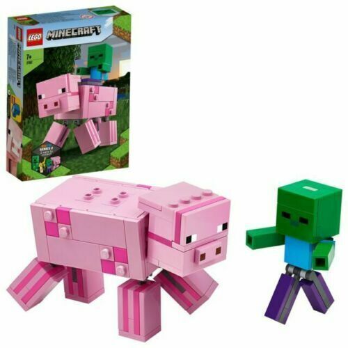 LEGO 21157 Minecraft BigFig Maiale con Baby Zombie nuovo set sigillato