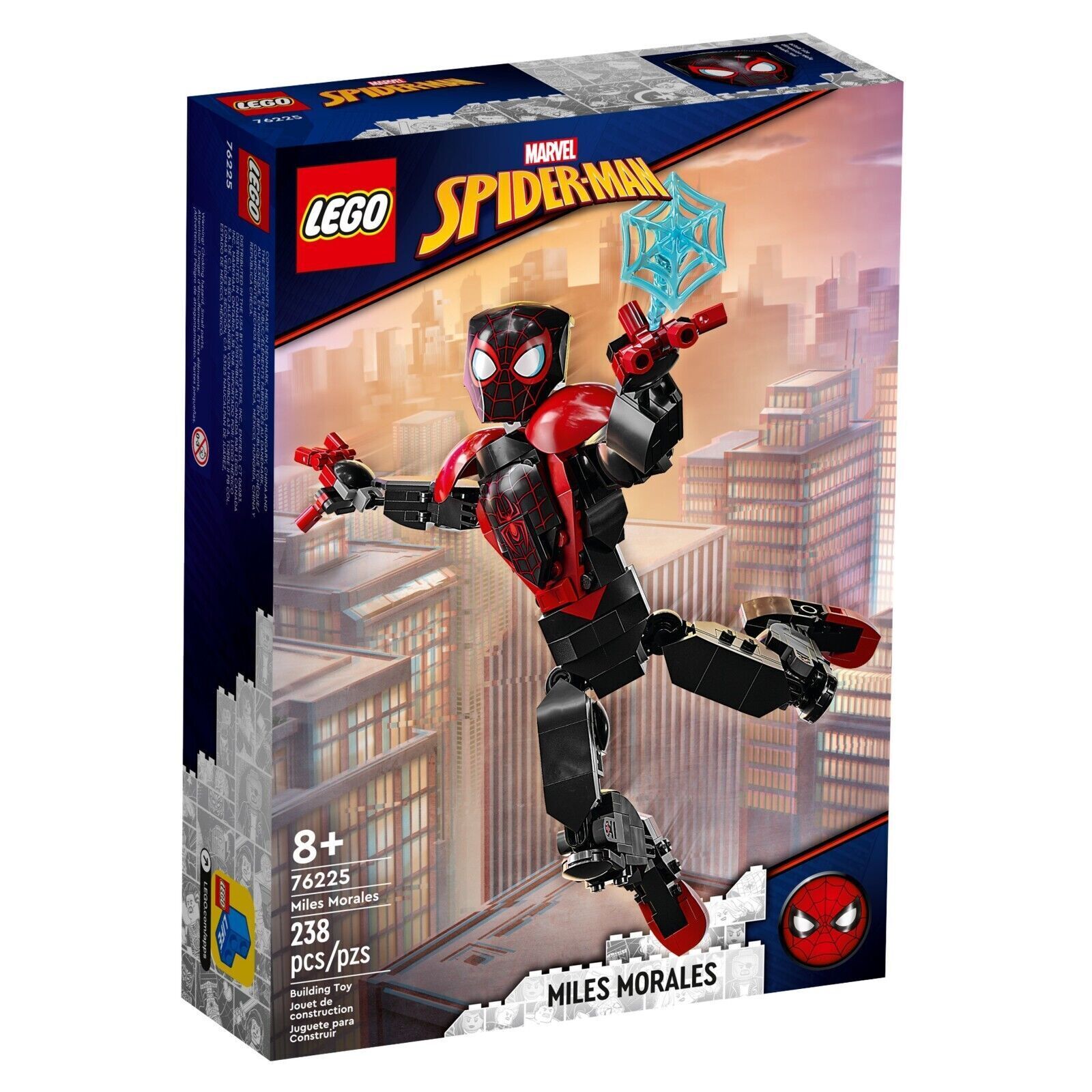 lego MARVEL spiderman Miles Morales set mattoncini 76225