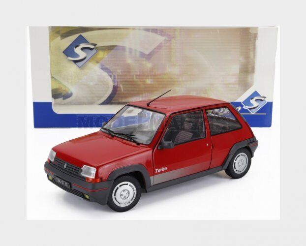 SOLIDO 1810001 RENAULT R5 GT TURBO MKI 1985 - RED 1/18