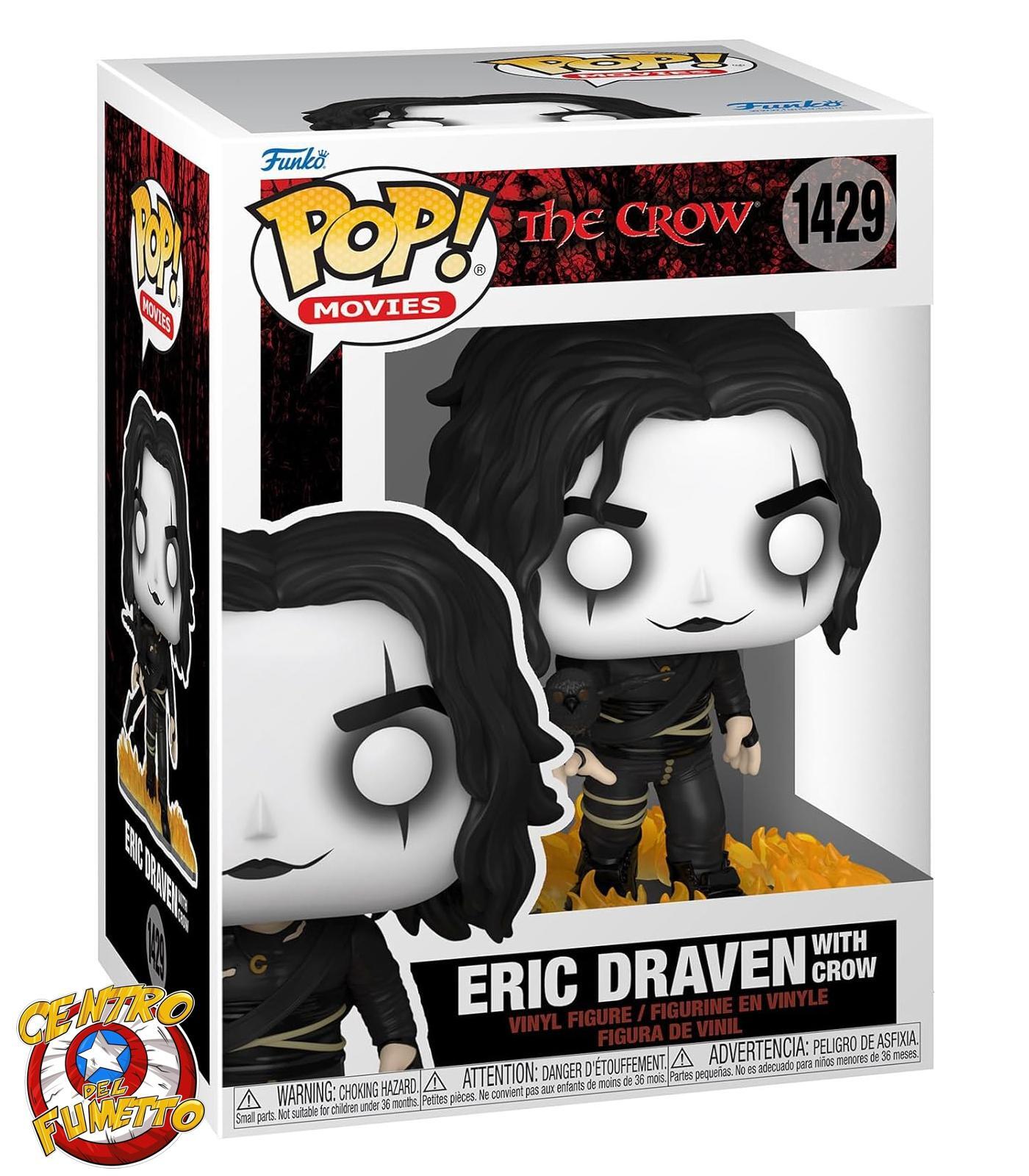 Funko Pop! Movies - The Crow 1429 - Eric Draven with Crow - Vinyl Figure