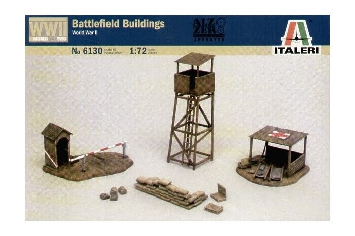 1:72 Italeri Battlefield Buildings Kit It6130  Modellino