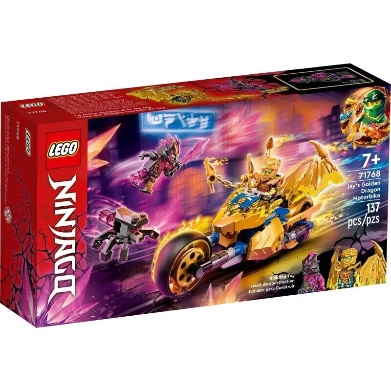 LEGO 71768 NINJAGO MOTO DRAGO D’ORO DI JAY 2022