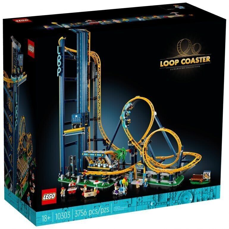 LEGO 10303 MONTAGNE RUSSE LOOP COASTER - MISB NUOVO PERFETTO-NEW SEALED IN STOCK
