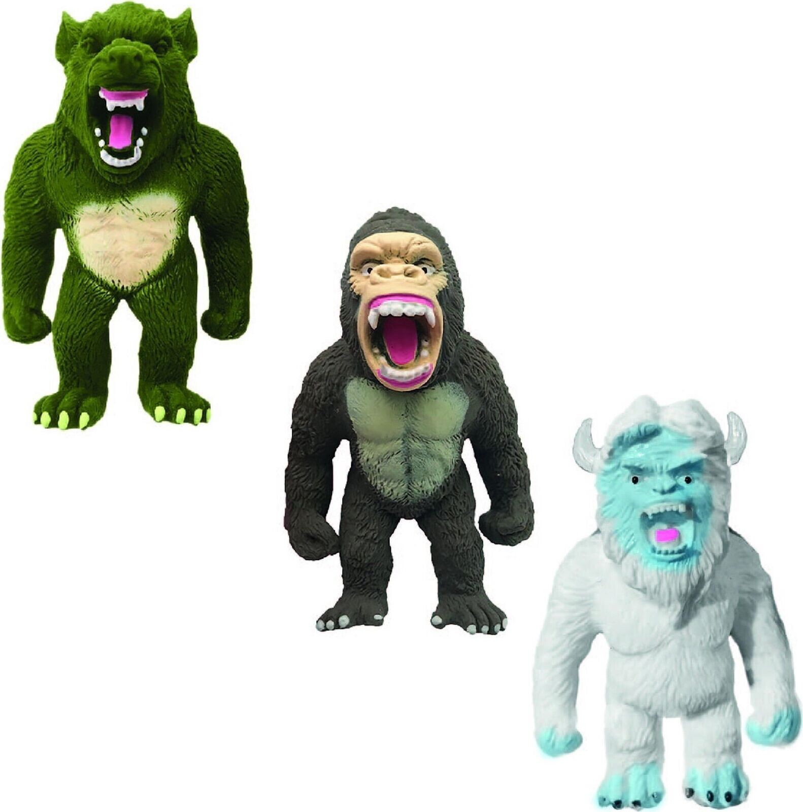 Monsters Pupazzi gommosi YETI Super Allungosi (assortimento) 12,5 di altezza