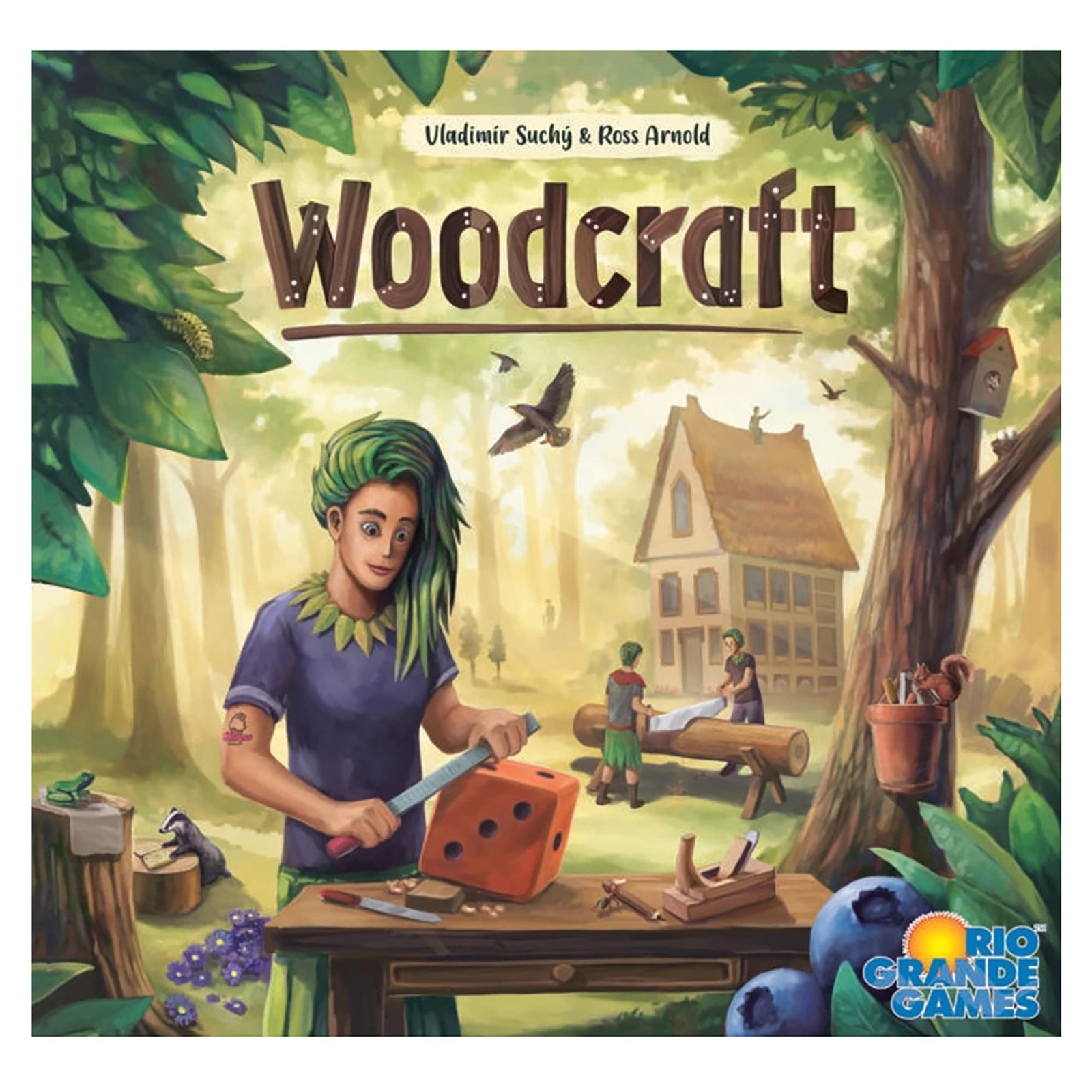 Woodcraft - Workshop Management Game, Economic Board Game, Builder Board Game, R