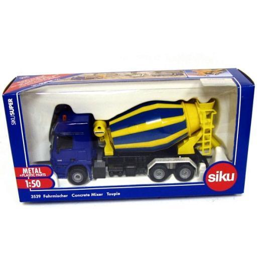 SIKU 1:50 DIE CAST CAMION BETONIERA  MIXER CEMENT  LIEBHERR  ART  3539