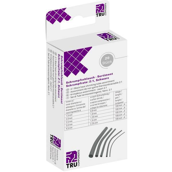 TRU COMPONENTS T1904CA042 KIT GUAINE TERMORETRAIBILI 20 PARTI MODELLISMO