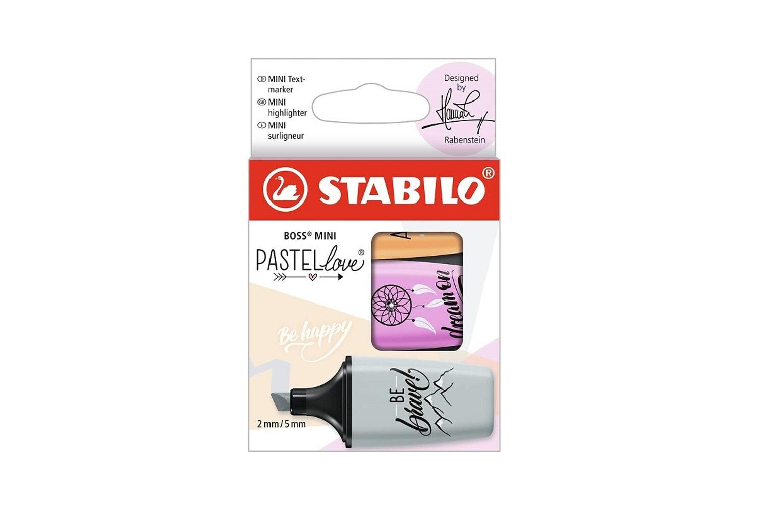 Stabilo Stabilo mini evidenziatore pastellove 3pz