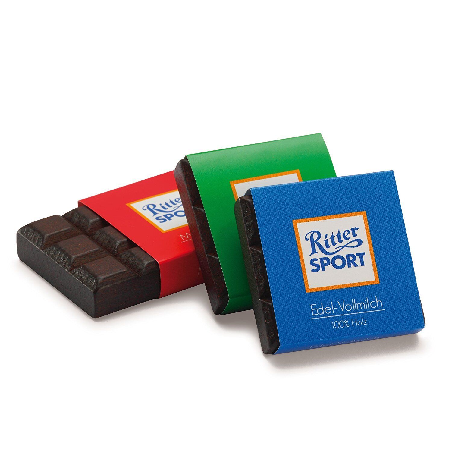 Merchandising Erzi: Mix Di Cioccolatini Ritter Sport Mini (3 Pezzi)