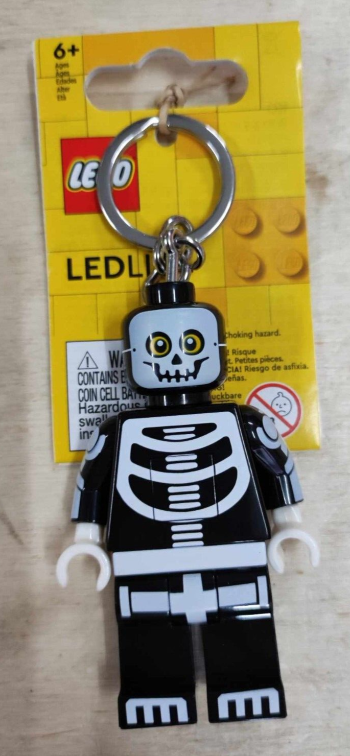 LEGO PORTACHIAVI LUMINOSO MINIFIGURE SCHELETRO