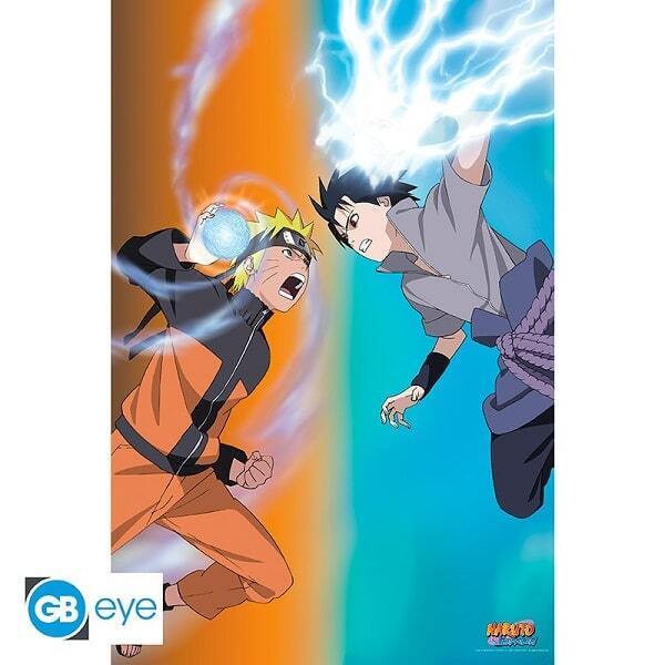 Naruto Shippuden - Naruto vs. Sasuke Maxi Poster #386 - 91x61cm