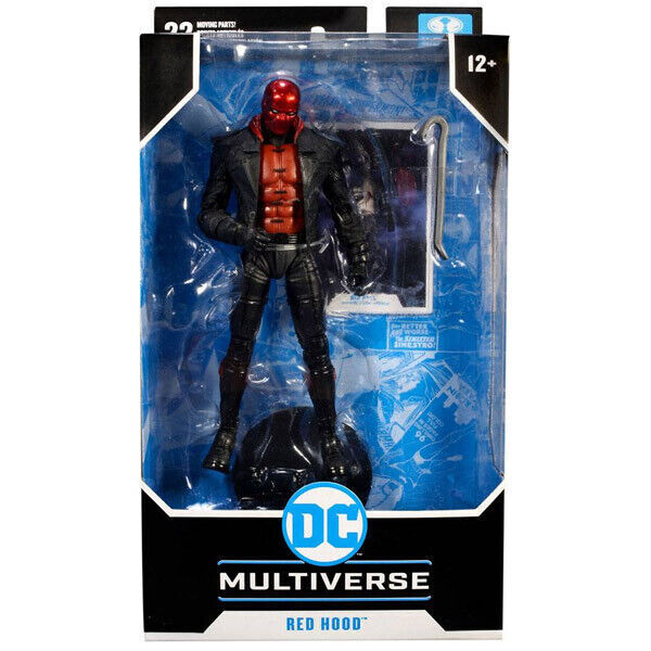 BATMAN TRE JOKERS FIGURINA CAPPUCCIO ROSSO 18 cm MCFARLANE DISPONIBILE