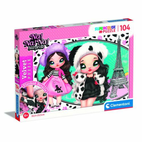 Clementoni CLM27562 Puzzle da 104 Pezzi Velvet - Na!Na!Na! Surprise