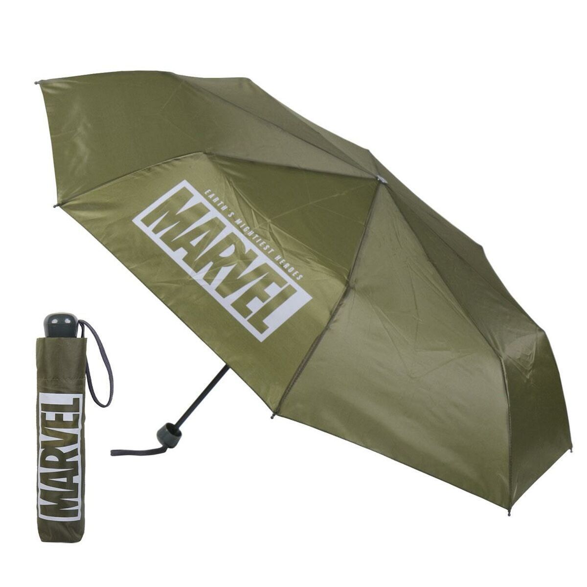 Ombrello Pieghevole Marvel Verde (Ø 97 cm)