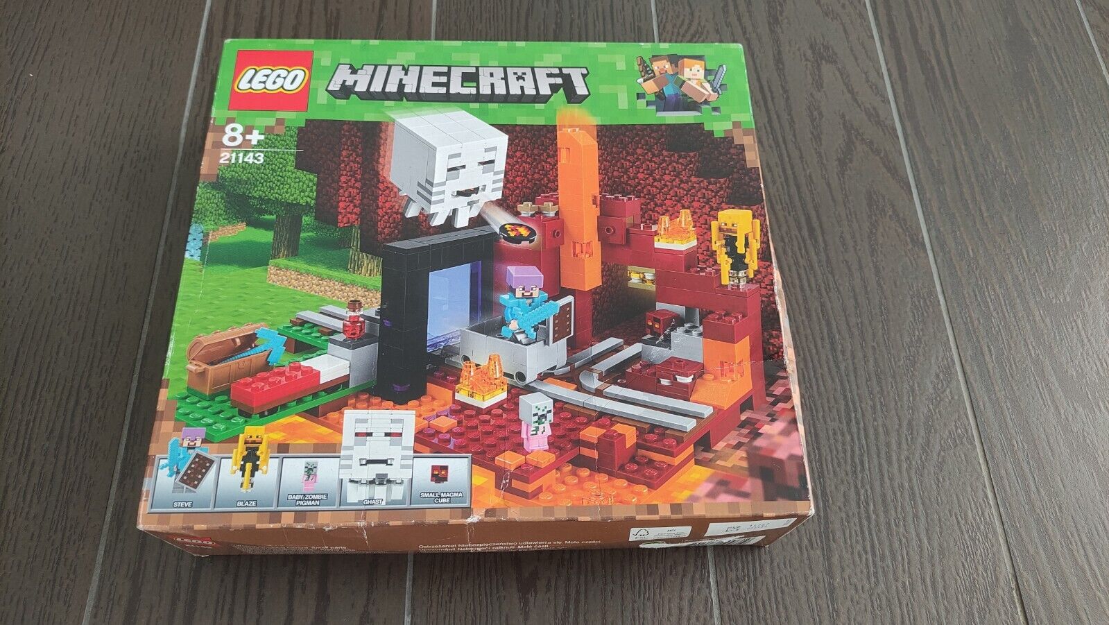 LEGO 21143 The Nether Portal Minecraft Damaged Box