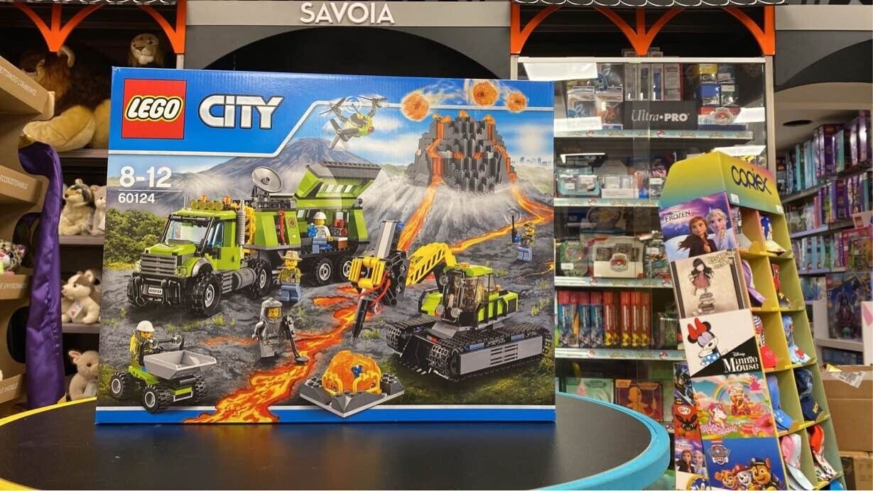LEGO CITY 60124 BASE ESPLORAZIONI VULCANICHE