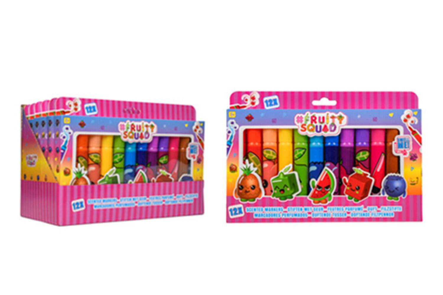 Fruity Squad Fruity Squad 12 Pennarelli Maxi Profumati