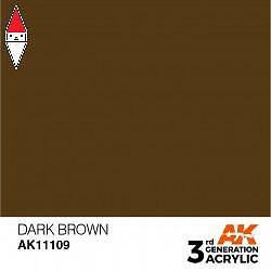 ACRILICO MODELLISMO AK INTERACTIVE DARK BROWN 17ML
