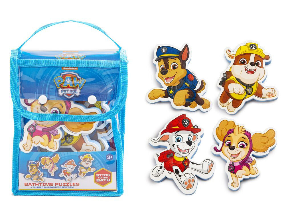 Paw Patrol Schiuma Bagnetto Puzzle Quattro Personaggi Inseguimento Skye Bath Toy