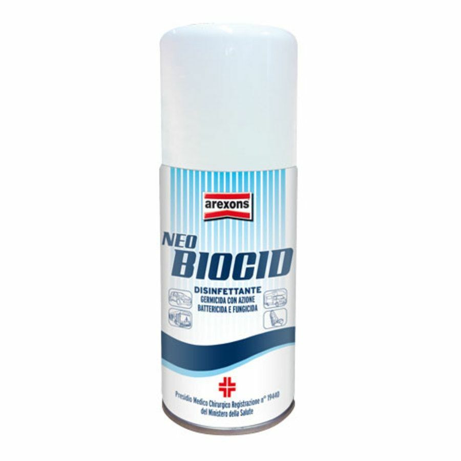 AREXONS NEO BIOCID ELIMINA ODORI ABITACOLO GERMICIDA DISINFETTANTE AUTO