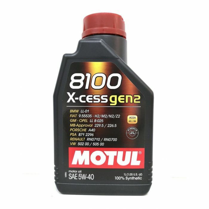 Motul 8100 x-cess gen2 5W40 Olio Motore 100% Sintetico ACEA C2