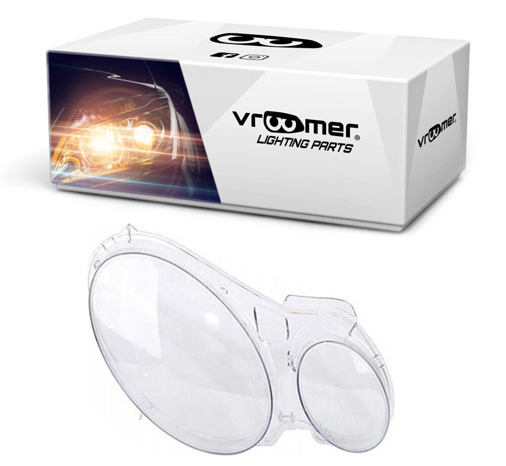 Verre de phare lentille pour Mercedes Classe E W211 2001 - 2009 Couvercle Destro