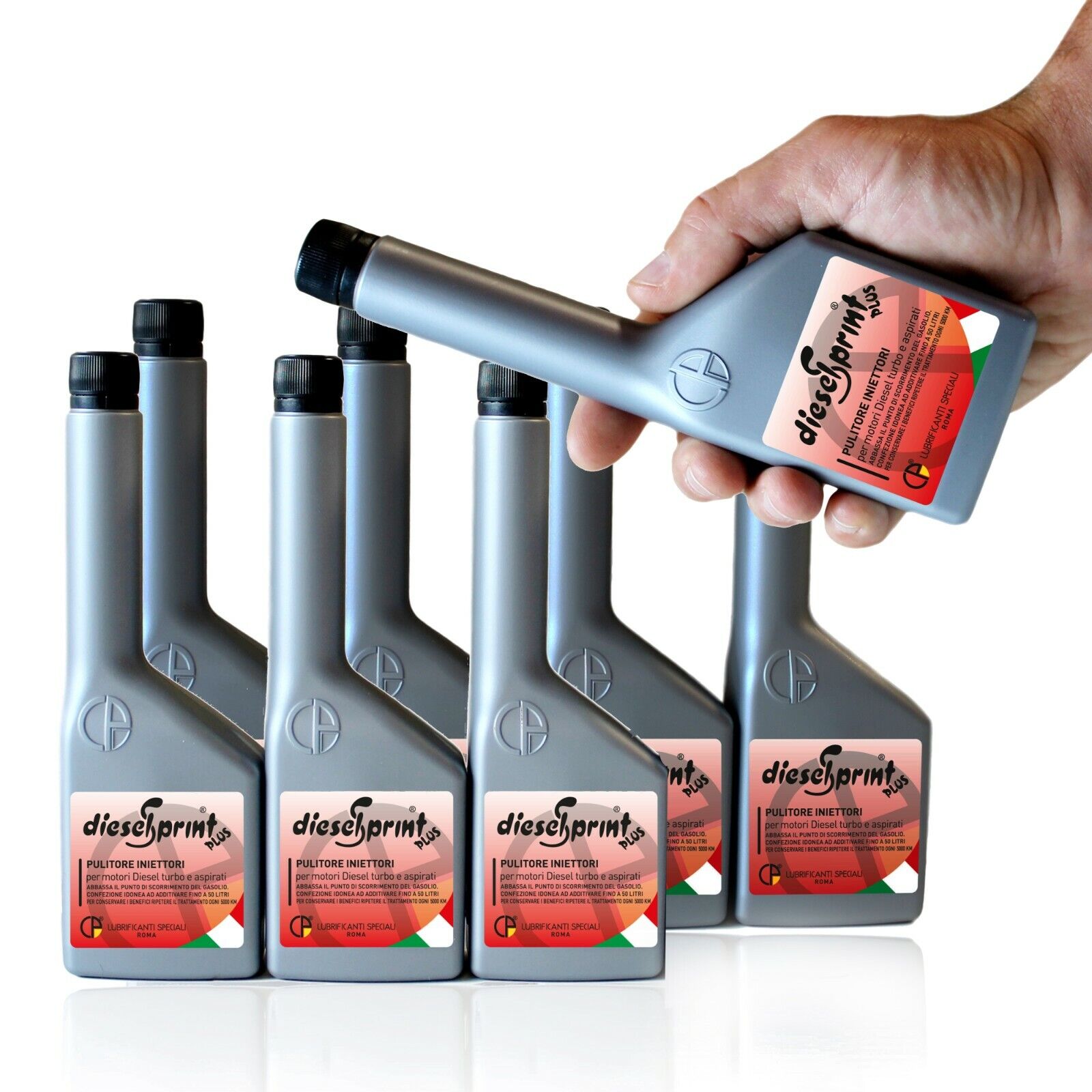 DIESELSPRINT PLUS Additivo Pulitore iniettori motori Diesel 8 x 125ml