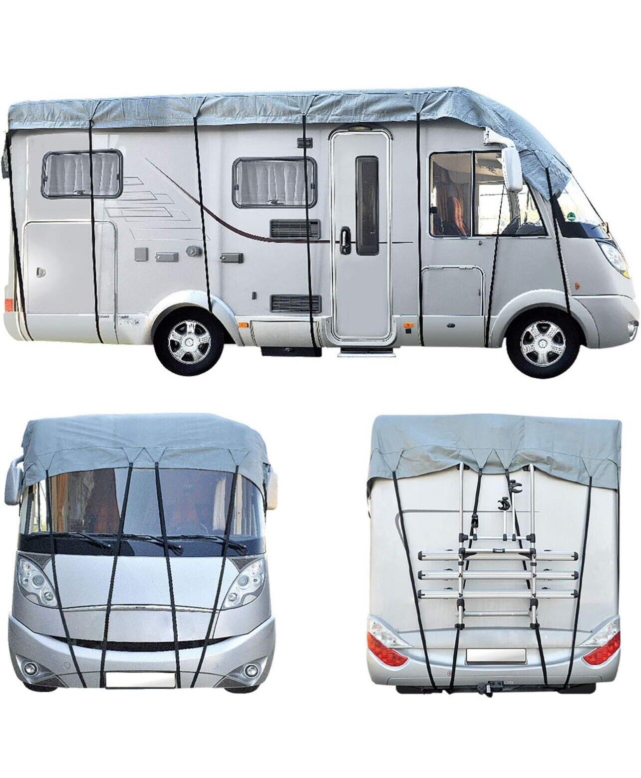 Cartrend Caravan - Telone di protezione per tetto, caravan, roulotte 7mx3m