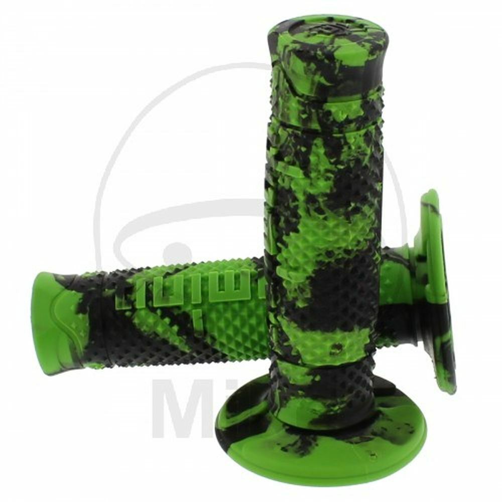 COPPIA MANOPOLE VERDE/NERO D.22-24MM L.118MM CHIUSE A26041C95A7-0 729.00.49