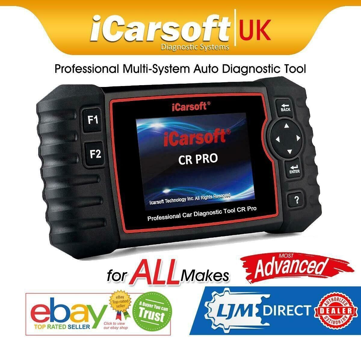 iCarsoft CR PRO 2024 Universale Professionale Auto Diagnosi Tool UK Distributore