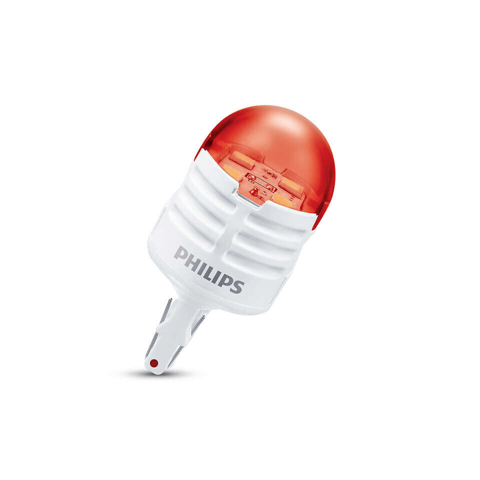 Coppia Lampade PHILIPS Ultinon Pro3000 SI LED W21/5W rosse