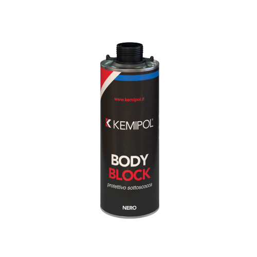 Kemipol 750 ml antirombo plastico antiruggine protettivo nero Bodyblock