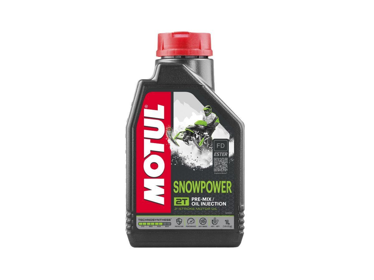 OLIO MOTORE SEMI SINTETICO 2T MOTUL SNOWPOWER 1LT