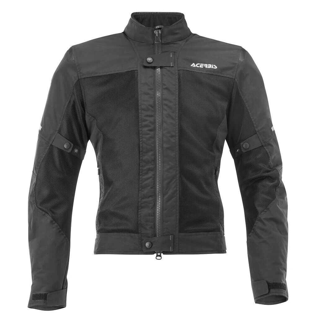 GIACCA MOTO DONNA ACERBIS ESTIVA RAMSEY VENTED 2.0 LADY NERO BLACK TG XXL