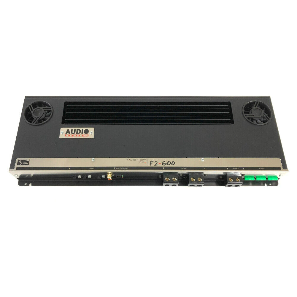 1 AUDIO SYSTEM F2-600 amplificatore stereo classe ab 1 x 1500 watt rms a 2 ohm