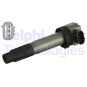 BOBINA ACCENSIONE DELPHI per Fiat Sedici (189)(2006->) 1,6 - 79kw 107cv 16v