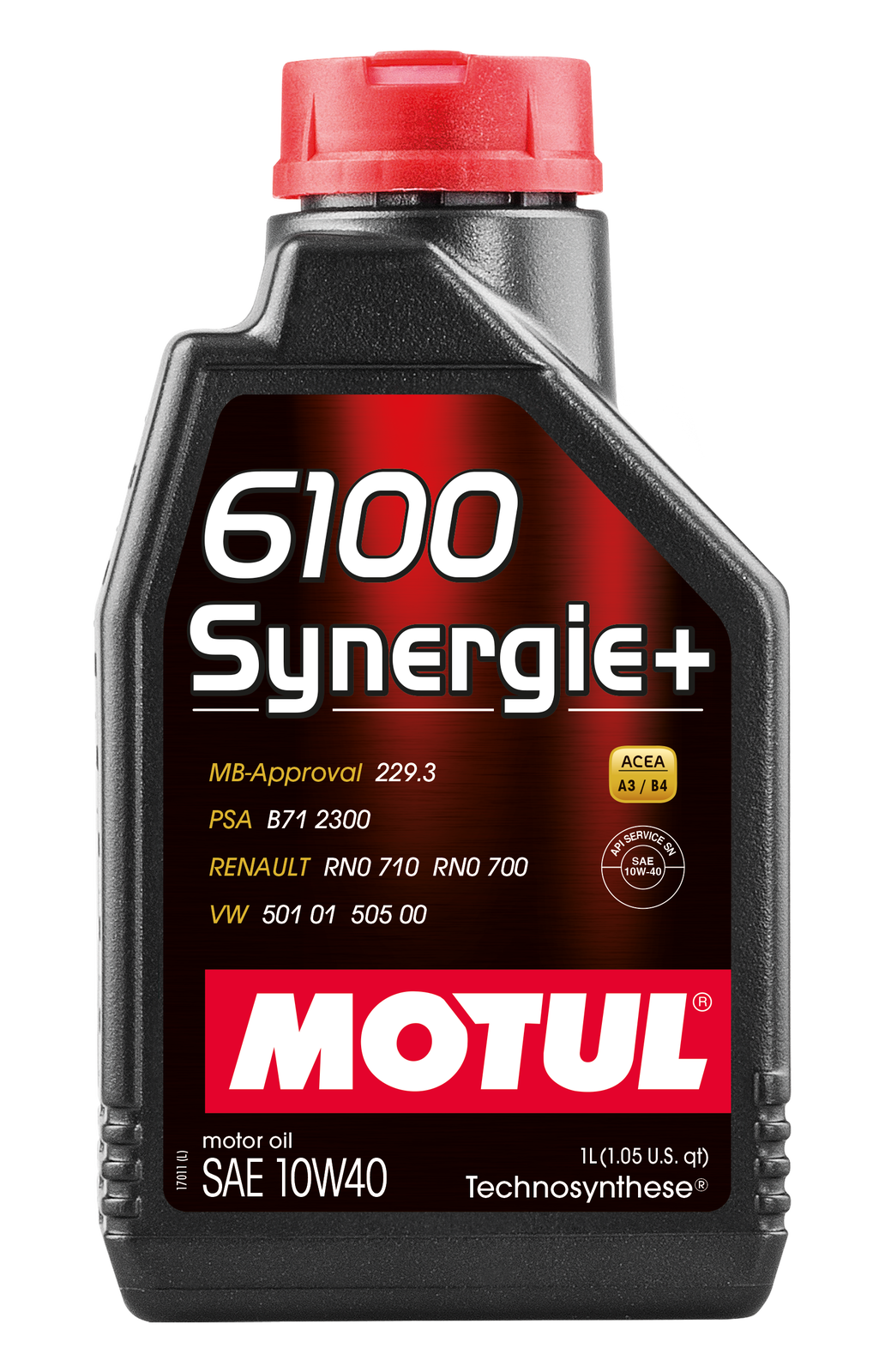 MOTUL 6100 SYNERGIE+ 10W40 1L